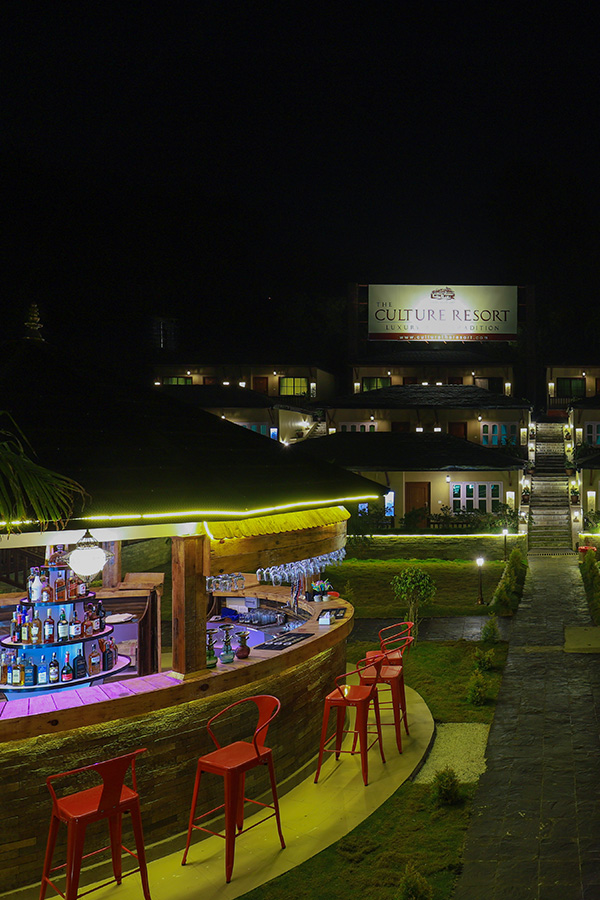 Garden Bar with best choice of beverages
